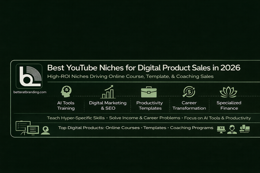 best youtube niches digital information product sales 2026