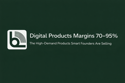 digital products margins 70-95%