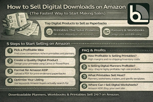 How to sell digital downloads on amazon