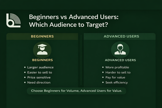 Should I Build Digital Products for Beginners or Advanced Users?