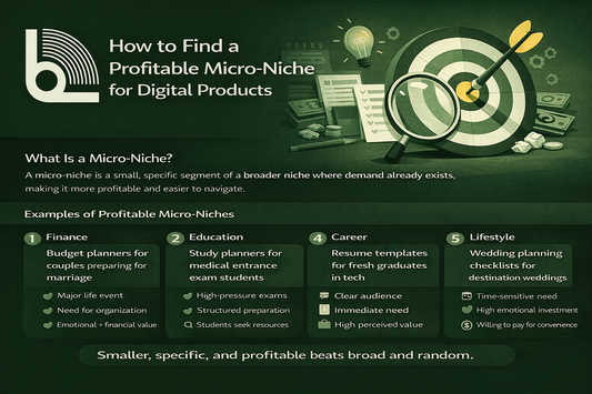 What’s a Profitable Micro-Niche for Digital Products? (With Examples)