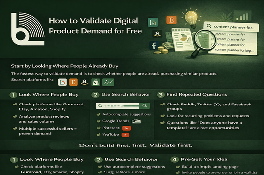 How Do I Validate Digital Product Demand Without Spending Money?