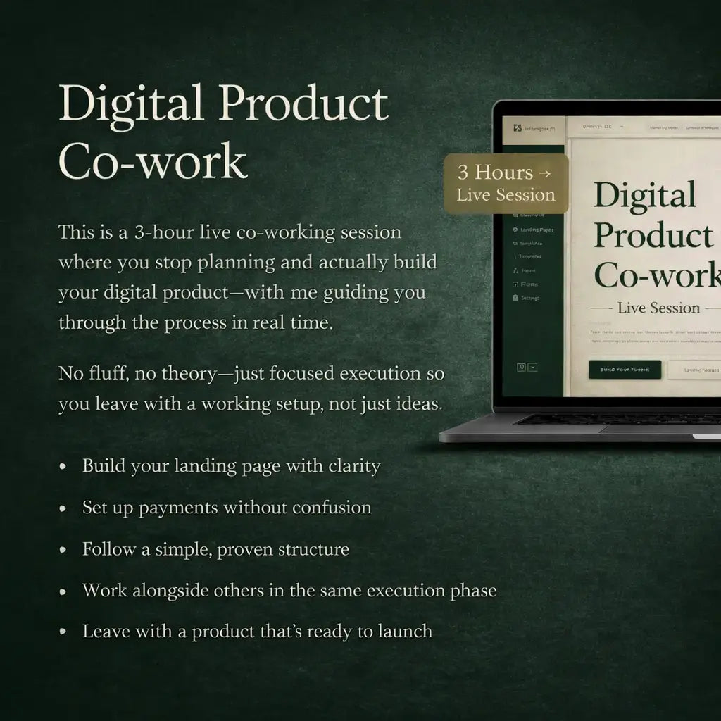 Digital Product Co-work | 2nd May 2026, 1:30 PM to 4:30 PM UTC